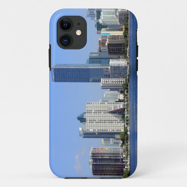 Capa Para iPhone 11 Ideia da skyline de Miami (Verso)