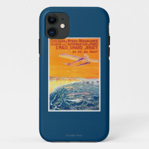 Capa Para iPhone 11 Ideia de planos do flutuador no poster do ar e da