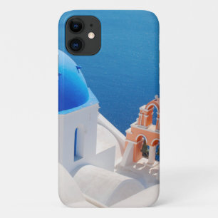 Capa Para iPhone 11 Ilha grega Santorini