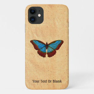 Capa Para iPhone 11 Ilustração da Borboleta Vintage