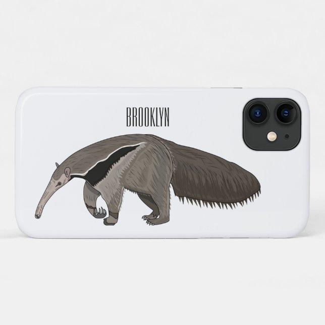 Capa Para iPhone 11 Ilustração de desenho animado (Verso (horizontal))