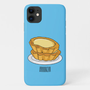 Capa Para iPhone 11 Ilustração de desenho animado com tarte de ovo