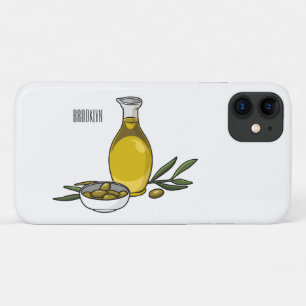 Capa Para iPhone 11 Ilustração de desenho animado de azeite
