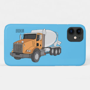 Capa Para iPhone 11 Ilustração de desenho animado de caminhão misturad