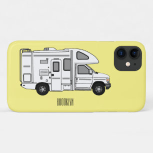 Capa Para iPhone 11 Ilustração de desenho animado de Campervan