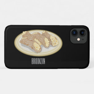 Capa Para iPhone 11 Ilustração de desenho animado de Cannoli