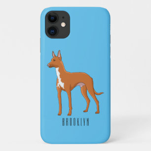 Capa Para iPhone 11 Ilustração de desenho animado de cão aficionado po