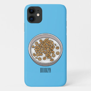 Capa Para iPhone 11 Ilustração de desenho animado de cereais