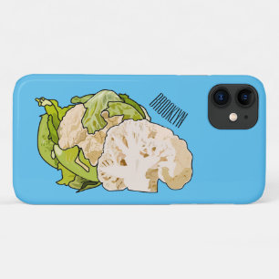 Capa Para iPhone 11 Ilustração de desenho animado de couve-flor