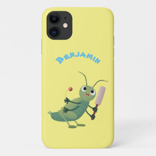 Capa Para iPhone 11 Ilustração de desenho animado de insetos de críque