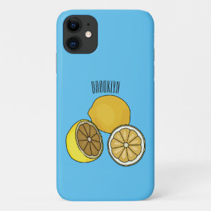 Capa Para iPhone 11 Ilustração de desenho animado de limão