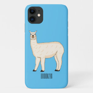 Capa Para iPhone 11 Ilustração de desenho animado de Llama