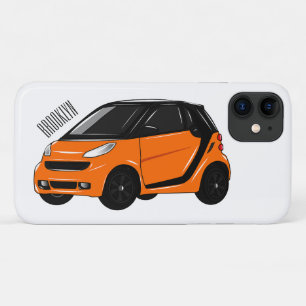 Capa Para iPhone 11 Ilustração de desenho animado de microcarro
