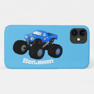 Capa Para iPhone 11 Ilustração de desenho animado de monstro azul boni