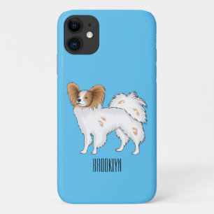 Capa Para iPhone 11 Ilustração de desenho animado de Papillon