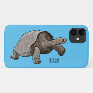 Capa Para iPhone 11 Ilustração de desenho animado de tartaruga de Galá