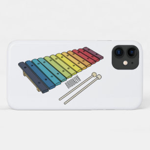 Capa Para iPhone 11 Ilustração de desenho animado de xilofone