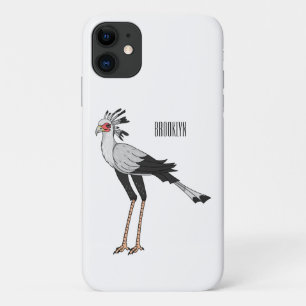 Capa Para iPhone 11 Ilustração de desenho animado do Secretário Pássar