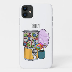 Capa Para iPhone 11 Ilustração de desenho animado doce