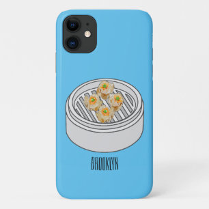 Capa Para iPhone 11 Ilustração de desenho animado Shumai dim sum