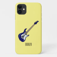 Ilustração de desenho de guitarra elétrica