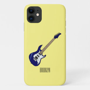 Capa Para iPhone 11 Ilustração de desenho de guitarra elétrica