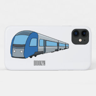 Capa Para iPhone 11 Ilustração de desenho do comboio elétrico