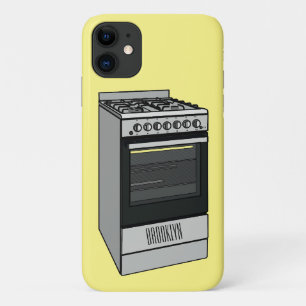 Capa Para iPhone 11 Ilustração de desenho do fogão elétrico