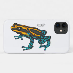 Capa Para iPhone 11 Ilustração de desenho do sapo Dart Veneno