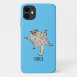 Capa Para iPhone 11 Ilustração de desenho em forma de planador de açúc