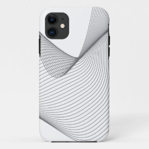 Capa Para iPhone 11 Ilustração de onda urbana moderna, simples e fut
