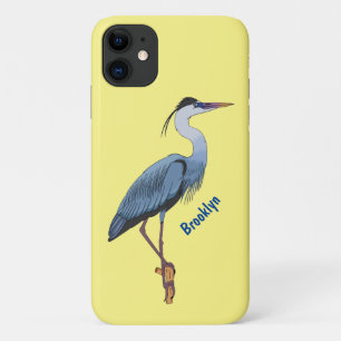 Capa Para iPhone 11 ilustração do desenho animado azul-excelente