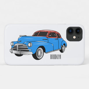 Capa Para iPhone 11 Ilustração do desenho animado Classic car 1948