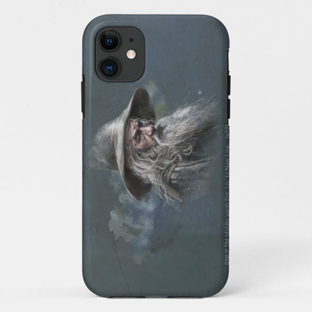 Capa Para iPhone 11 Ilustração Gandalf (Verso)