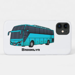 Capa Para iPhone 11 Ilustração moderna do desenho animado do ônibus