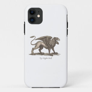 Capa Para iPhone 11 Ilustração Vintage griffin (gryphus greiff)