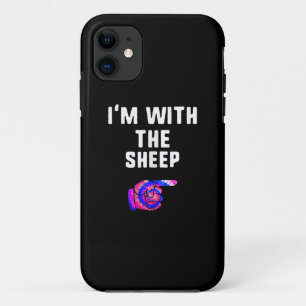 Capa Para iPhone 11 Im Com Ovelha Tie Dye Cachorro Halloween Present