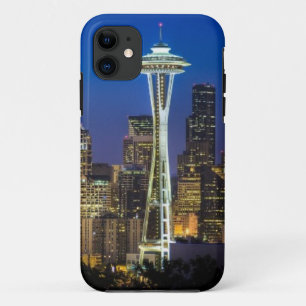 Capa Para iPhone 11 Imagem da skyline de Seattle em horas de manhã