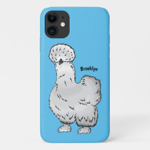 Capa Para iPhone 11 Imagem de desenho animado de frango Silkie