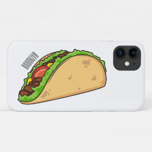 Capa Para iPhone 11 Imagem de desenho animado do Taco