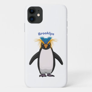 Capa Para iPhone 11 Imagem do desenho animado de pinguim macarrão-bran