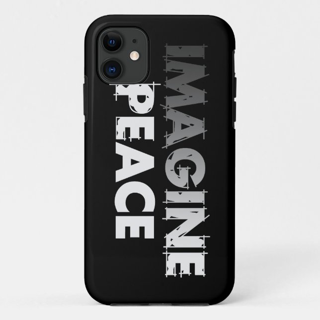 Capa Para iPhone 11 Imagine a Peace V2 (Verso)