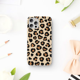 Capa Para iPhone 11 Impressão Animal, Leopardo Castanho, Manchas de Ch