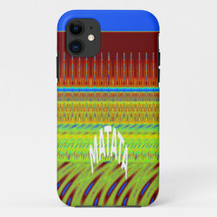 Capa Para iPhone 11 Impressão de Arte Geométrica Colorida