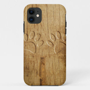 Capa Para iPhone 11 Impressão de Caneta de Madeira