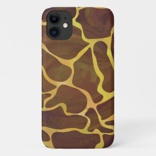 Capa Para iPhone 11 Impressão de Girafa Selvagem