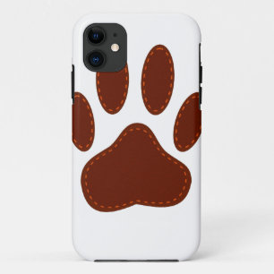 Capa Para iPhone 11 Impressão de Pata de Cachorro