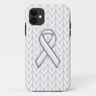 Capa Para iPhone 11 Impressão de Sensibilização do Knit de Chevrons