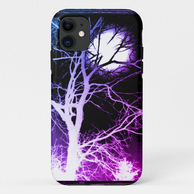 Capa Para iPhone 11 Impressão de tela de lua (Verso)