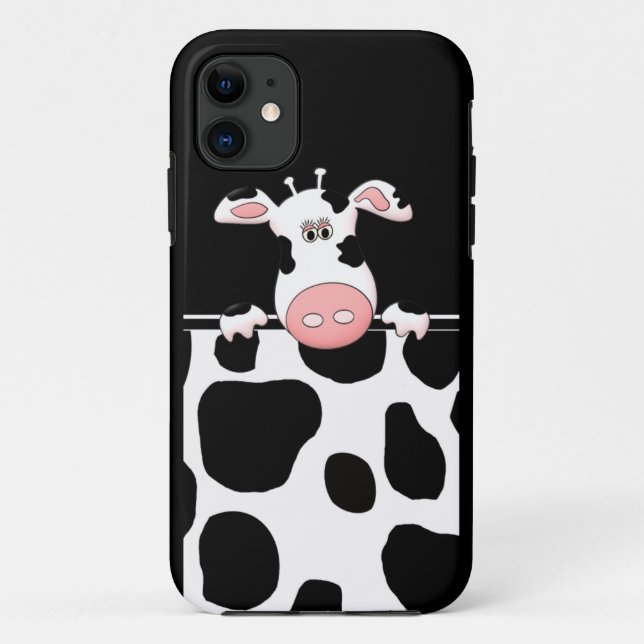 Capa Para iPhone 11 Impressão de vaca (Verso)